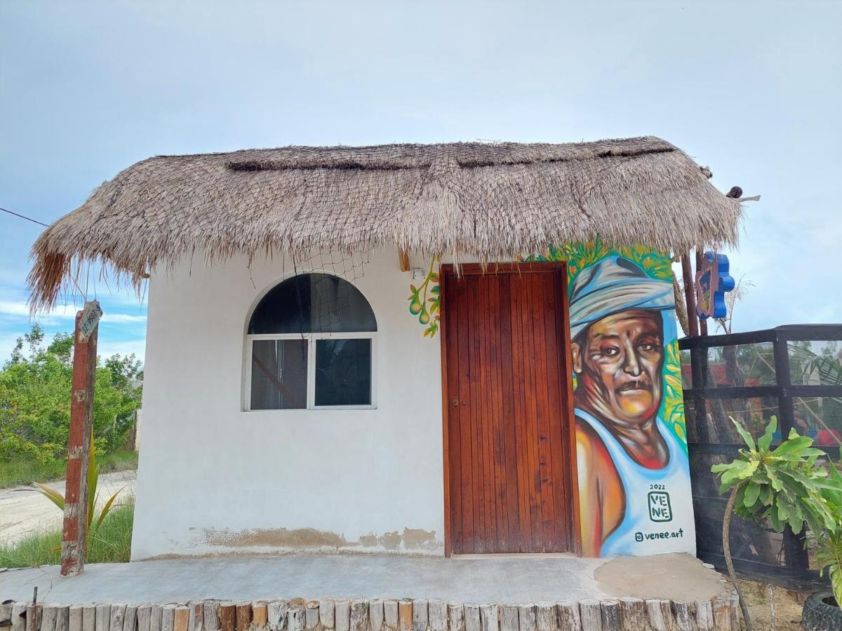 Casa De Los Santos Camping Y Eco Cabanas Isla Holbox Dış mekan fotoğraf