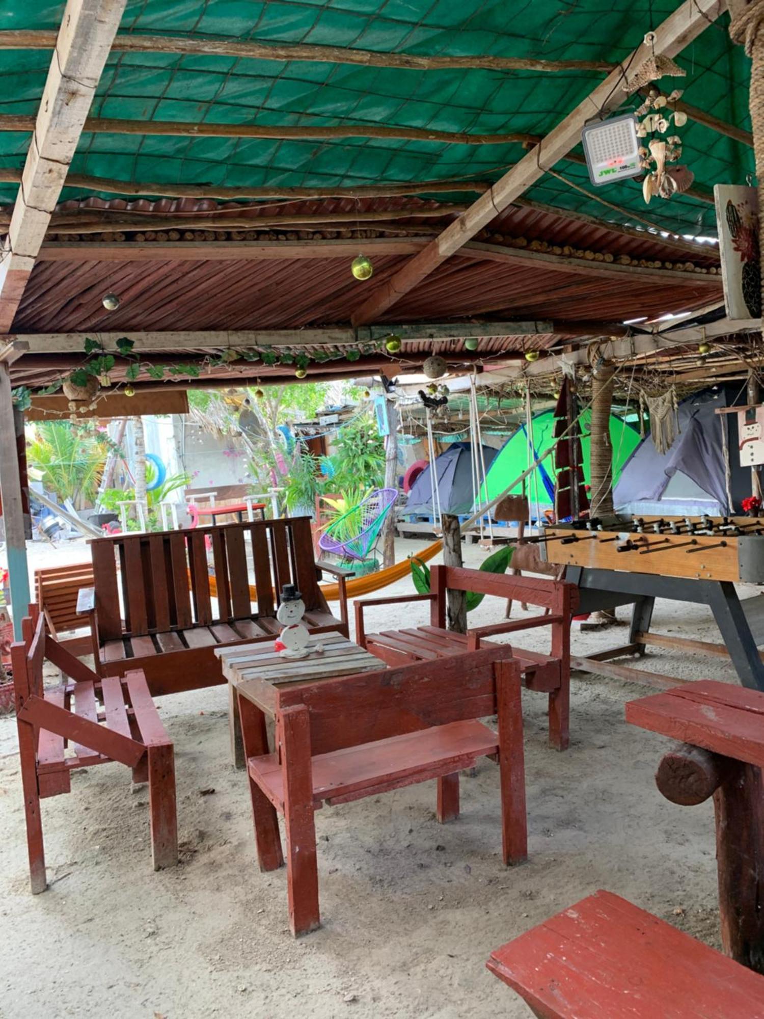 Casa De Los Santos Camping Y Eco Cabanas Isla Holbox Dış mekan fotoğraf