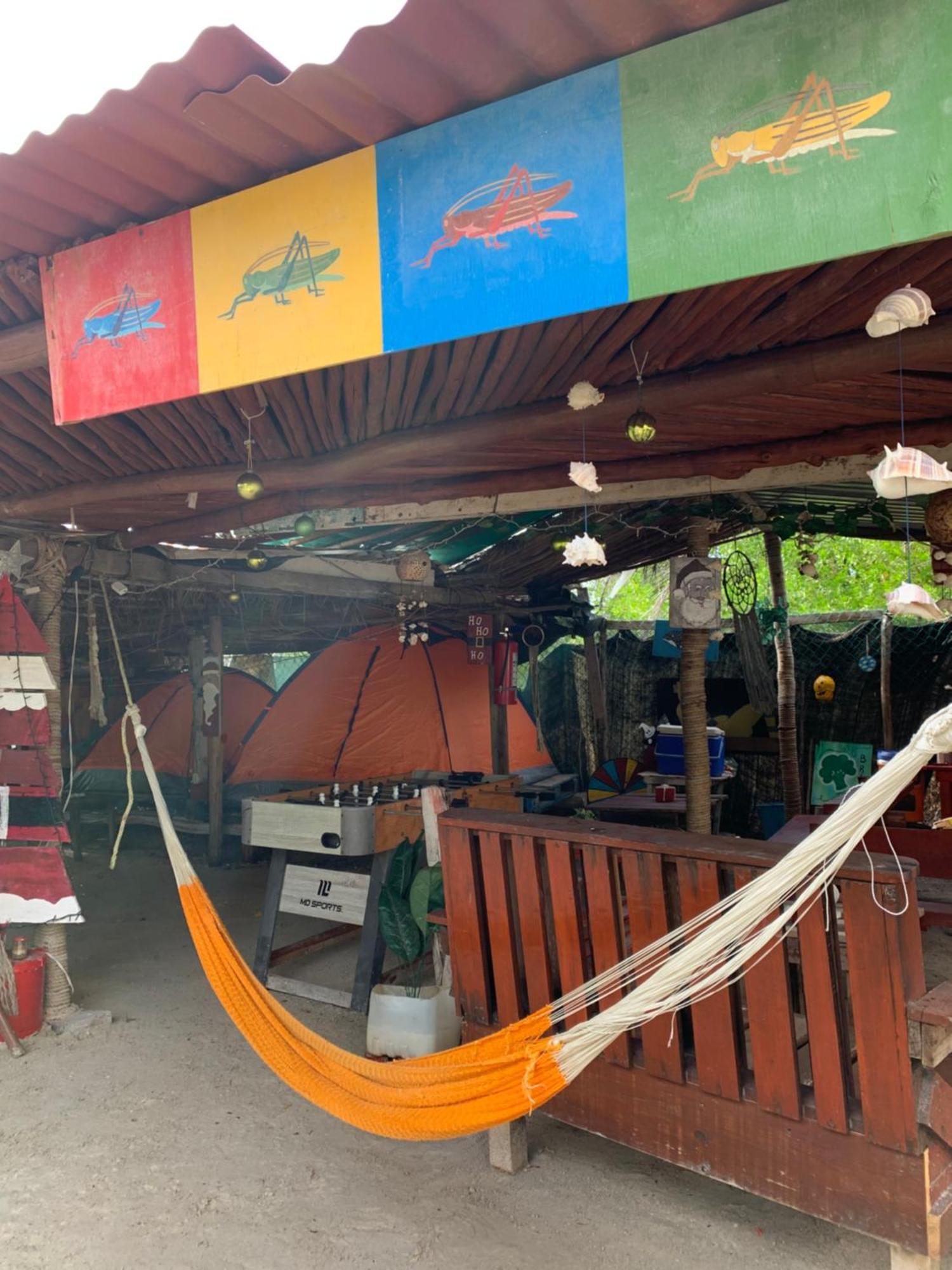 Casa De Los Santos Camping Y Eco Cabanas Isla Holbox Dış mekan fotoğraf