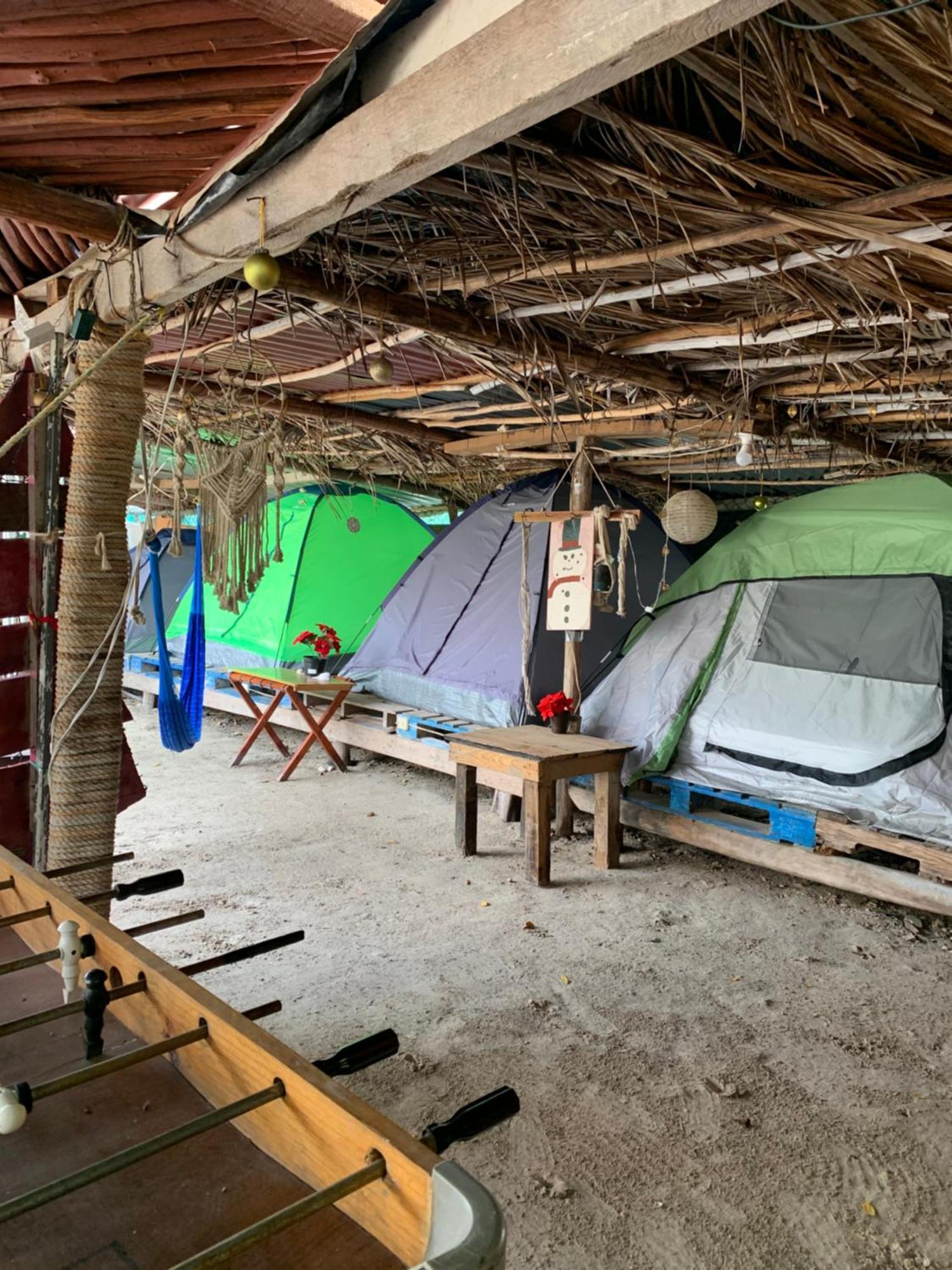 Casa De Los Santos Camping Y Eco Cabanas Isla Holbox Dış mekan fotoğraf