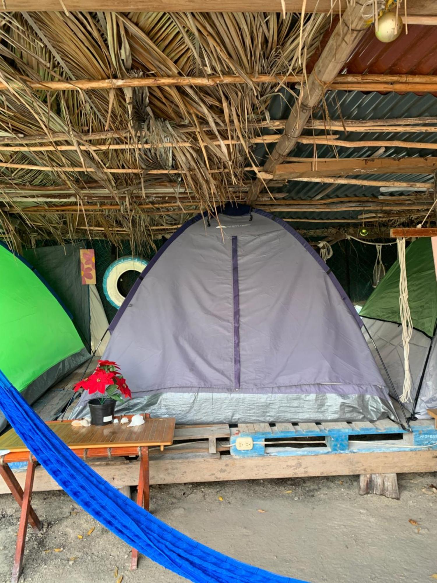 Casa De Los Santos Camping Y Eco Cabanas Isla Holbox Dış mekan fotoğraf