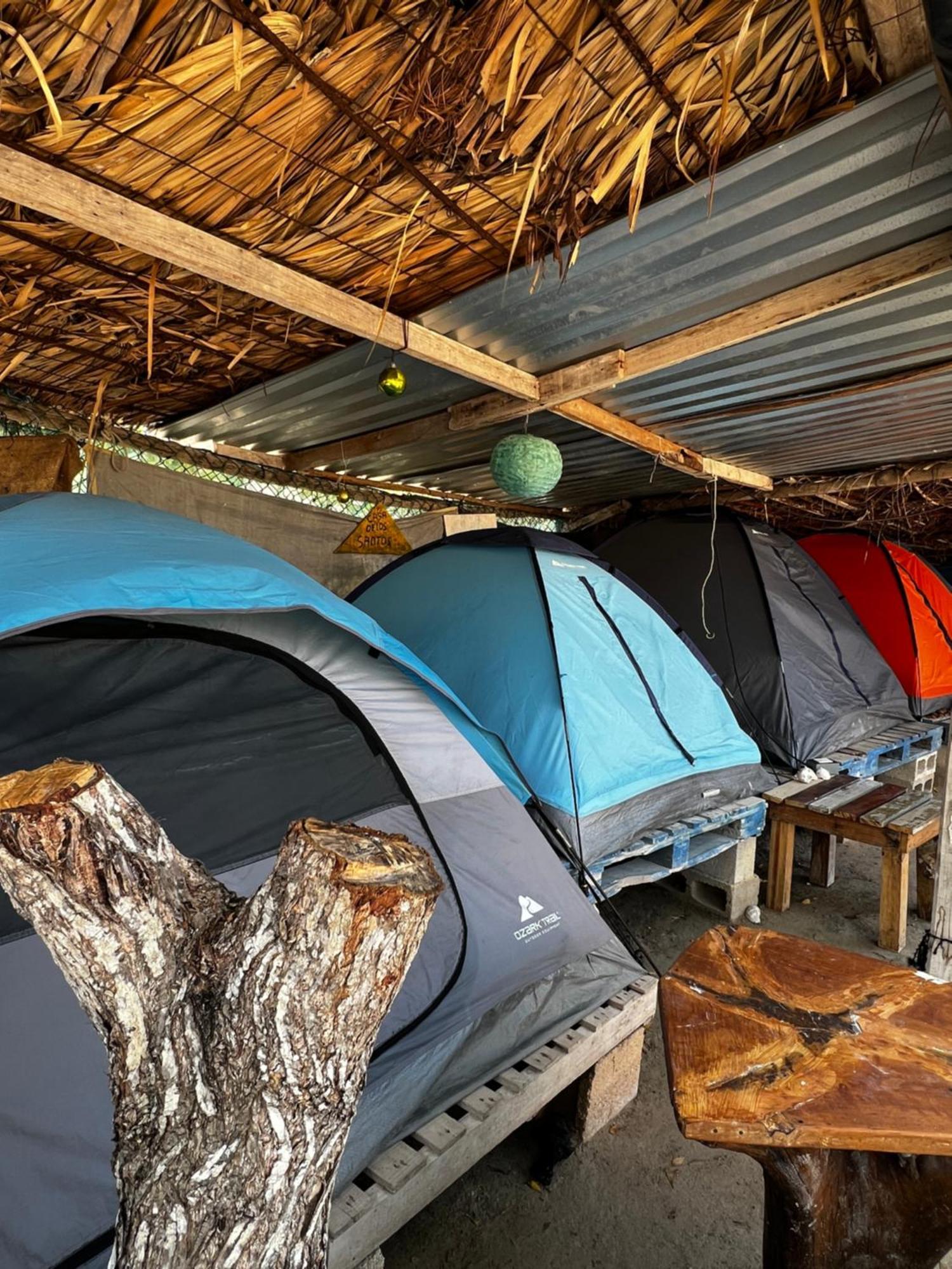Casa De Los Santos Camping Y Eco Cabanas Isla Holbox Dış mekan fotoğraf